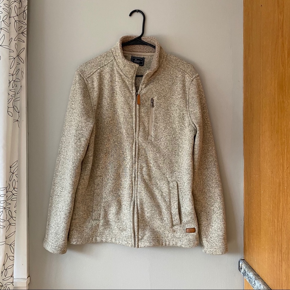 Like new Bass Oatmeal Zip Fleece